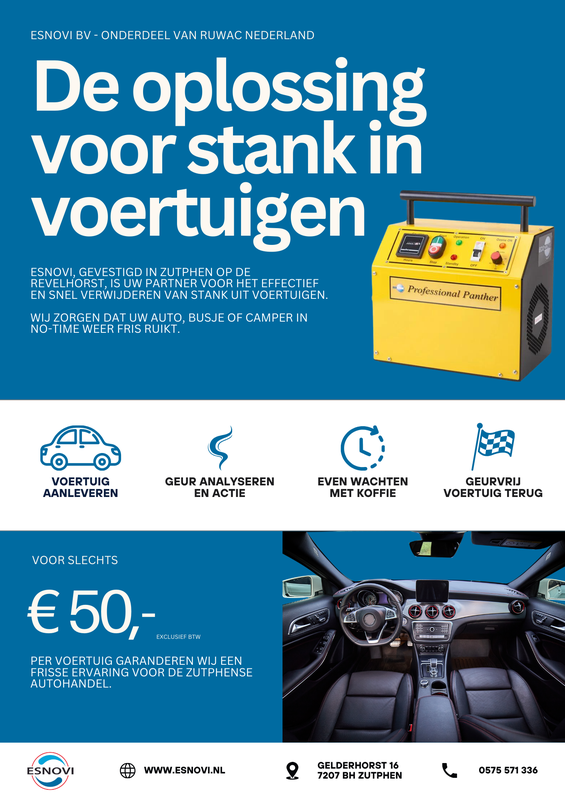 Ozon behandeling auto
