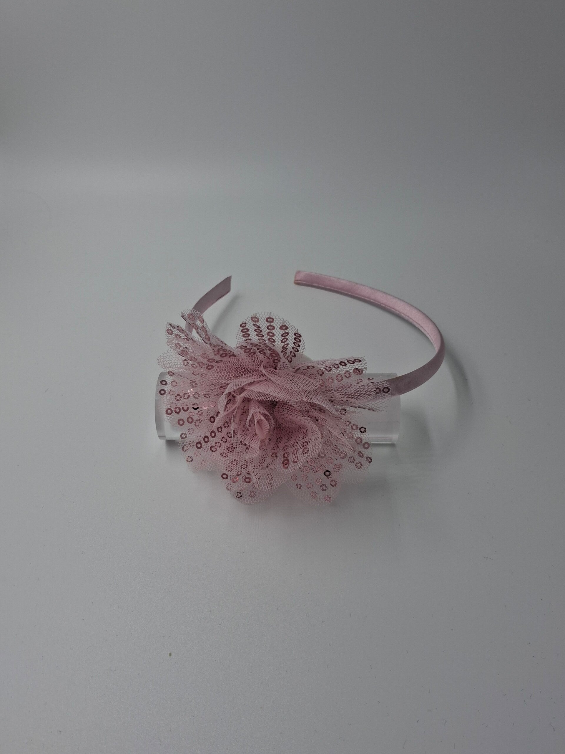 Diadeem met bloem met glinsters