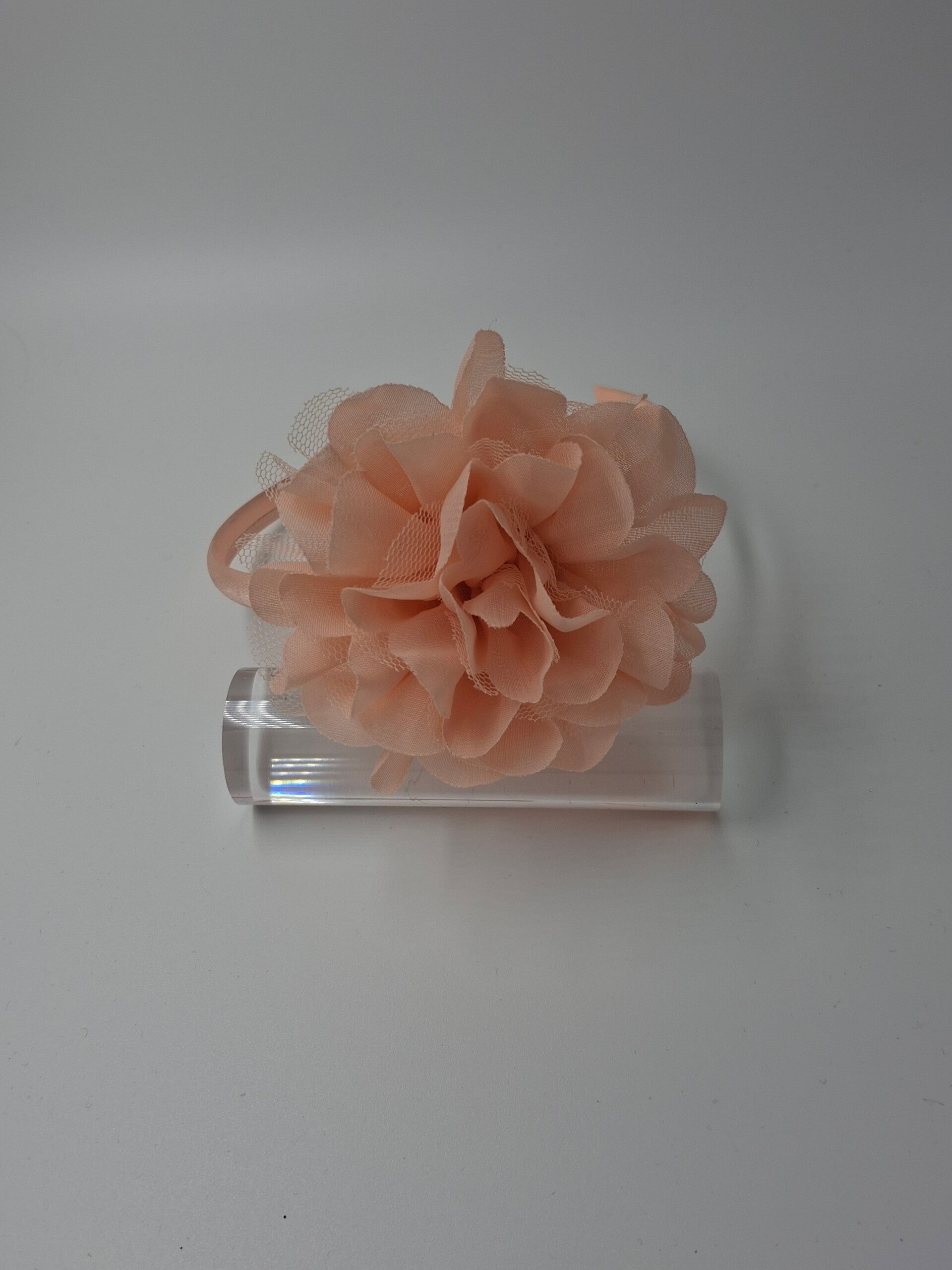 Diadeem met bloem Roze