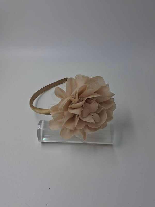 Diadeem met bloem van Tule