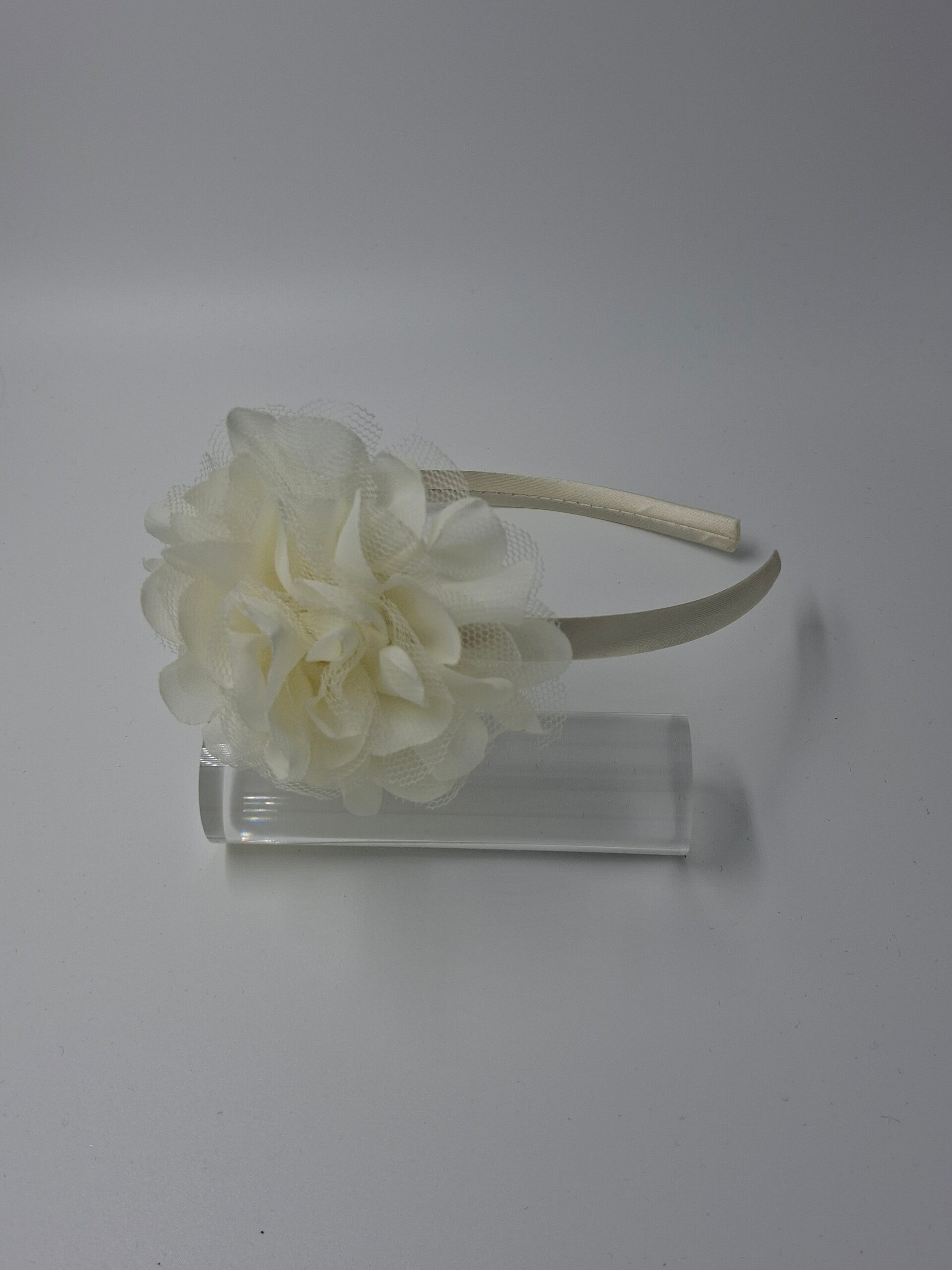 Diadeem met bloem van Tule