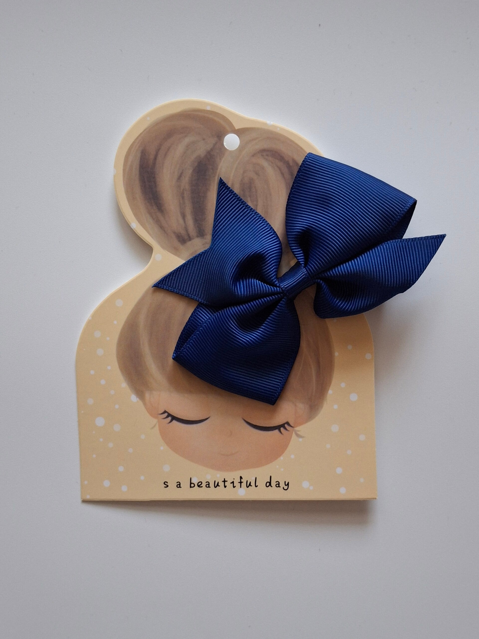 Knijpspeld ' Grosgrain strik '