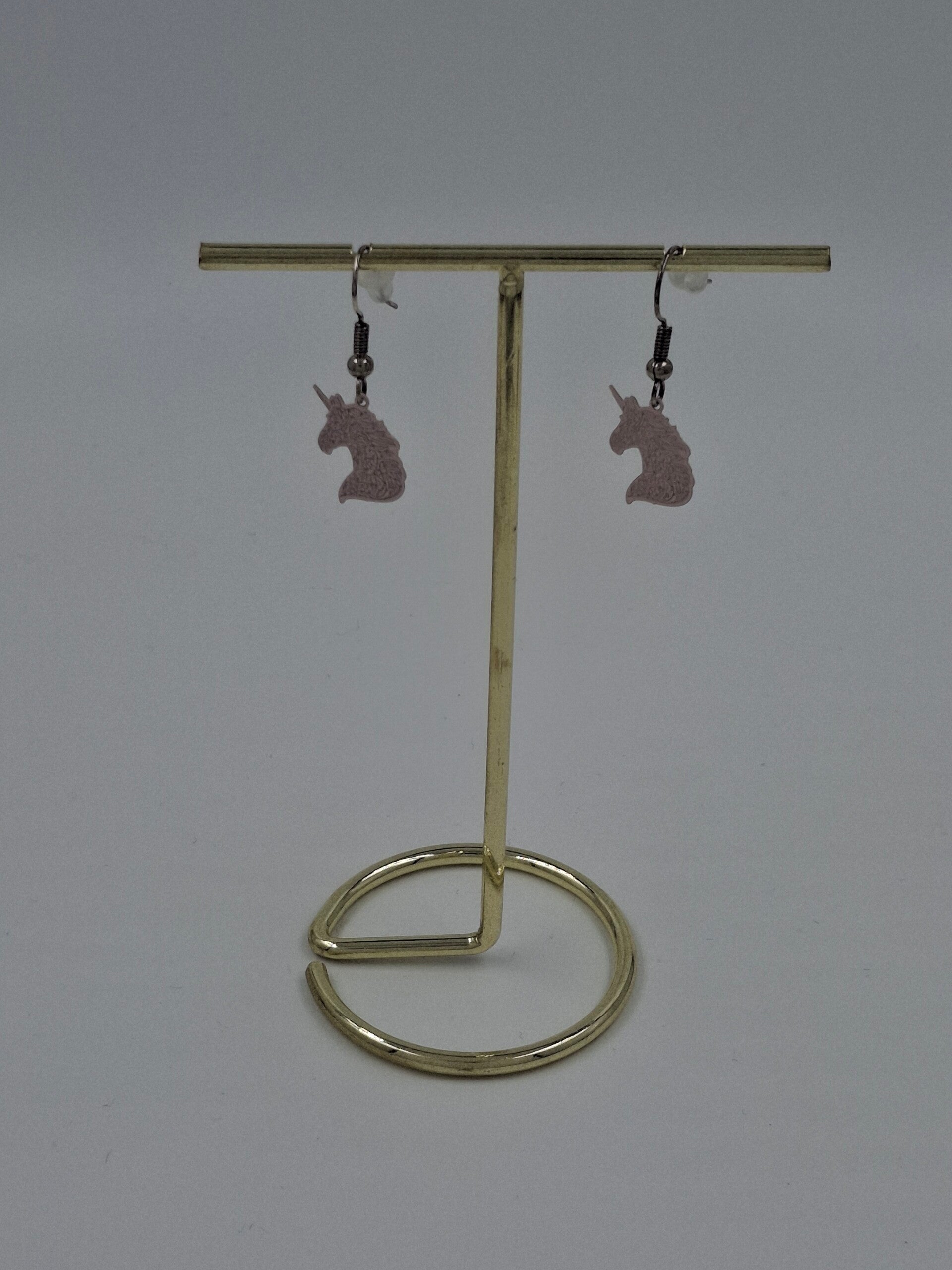 Oorhangers Boho chic paardjes licht roze