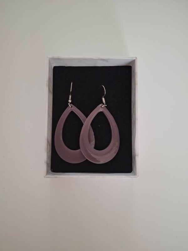 Oorhangers epoxy grijs