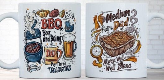 Mokken BBQ met 2 prints