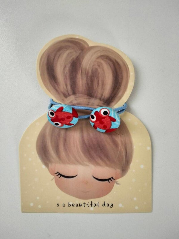 Haar elastiekjes 'visjes'