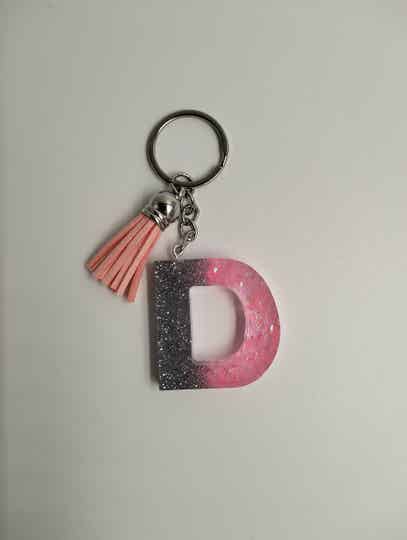 Sleutelhanger 'Pink/Silver