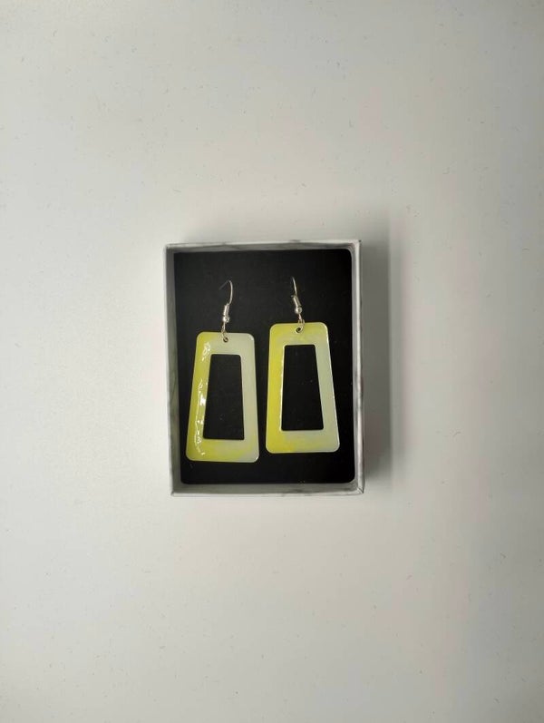 Oorhangers epoxy 'Yellow'