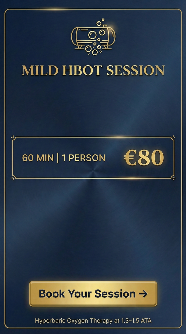 One 60 min mHBOT session for 1 person