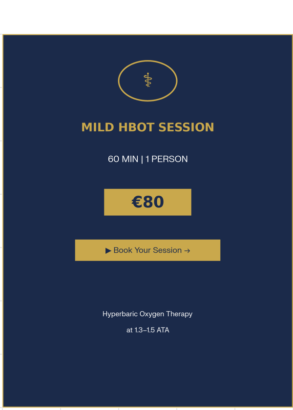 mHBOT 60min 1 person