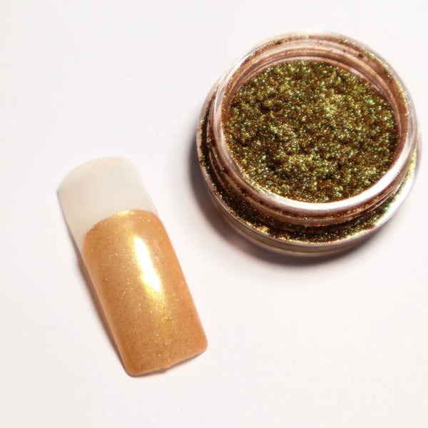 Chamäleon Nagel Glitter Chrom Pigment Pulver Nr. 02