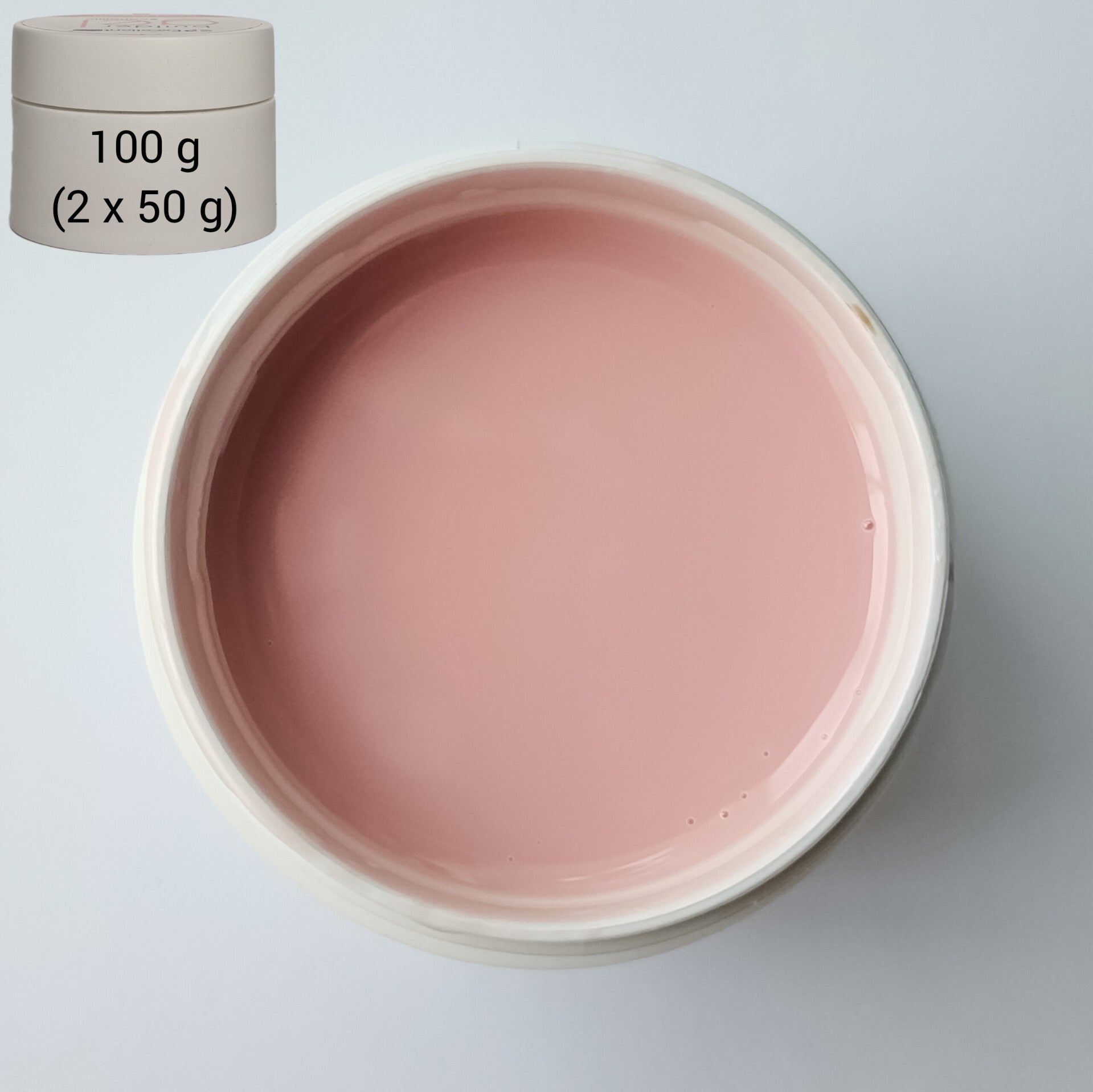 100g = 2 x 50 g UV/LED Nice Cover Gel, Classic Line, Camouflage / Make-Up Gel - Studioqualität