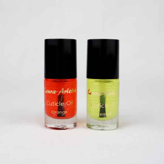 Nagelöl Set 2 x 5 ml Zitrus Set mit Zitrone und Orange Duft / Cuticula Öl