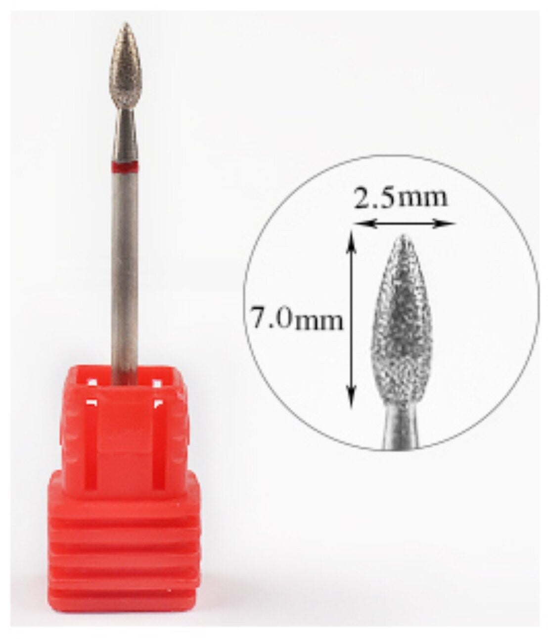 Nagelhaut Diamant Bit Flamme Fräser Maniküre Fräseraufsatz/Nagelfräser/Schleifer