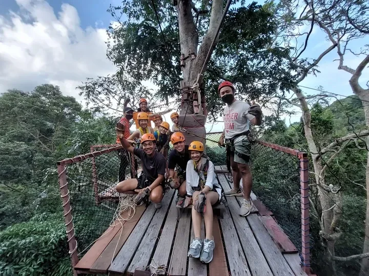 Tirolina en Koh Samui con 8 plataformas