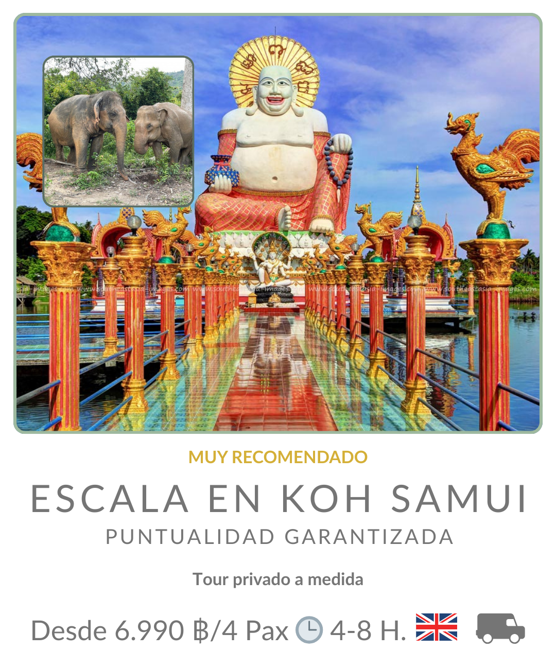 Tour de escala de crucero en Koh Samui