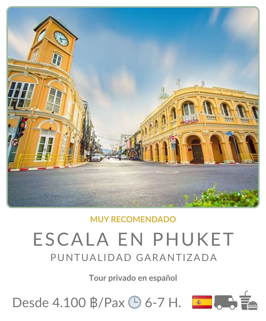Escala crucero en Phuket - tour privado 