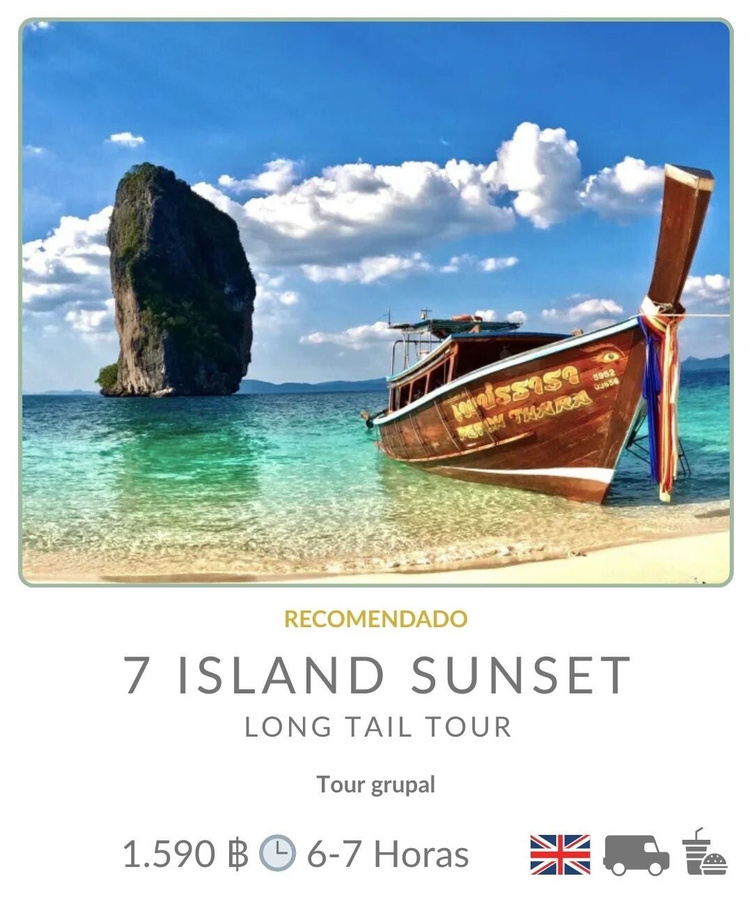 Tour 7 islas. de Krabi - Tour long tail krabi