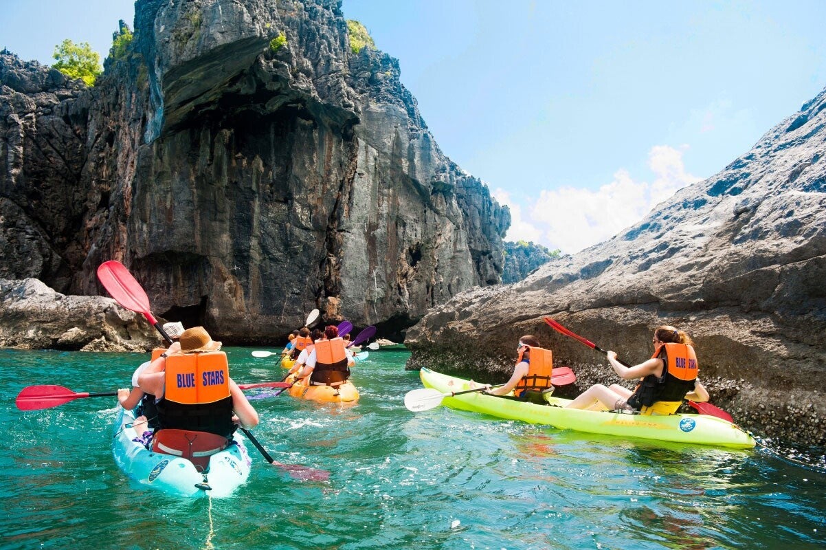 Tour a Ang Thong Marine Park en speed boat con almuerzo y kayak incluido