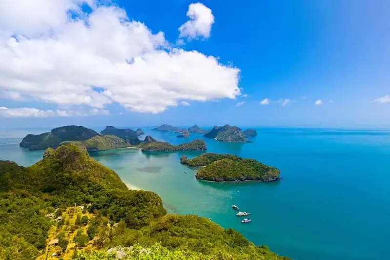 Vistas del archiìelago de Ang Thong