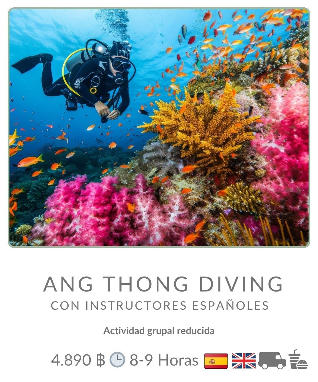 Buceo en Ang Thong en español