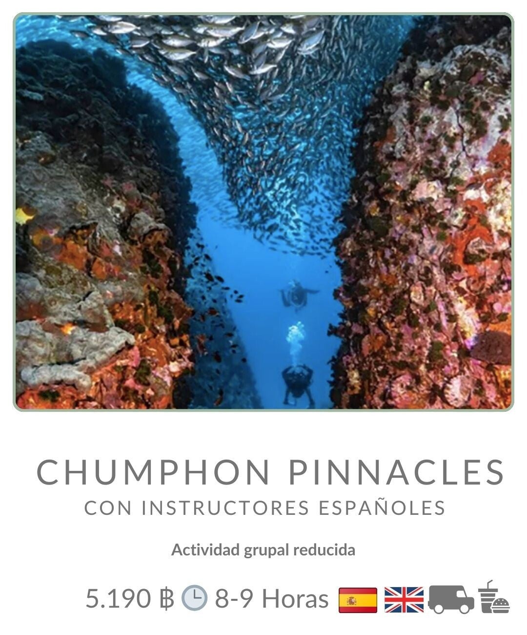 Buceo en Chumphon en español