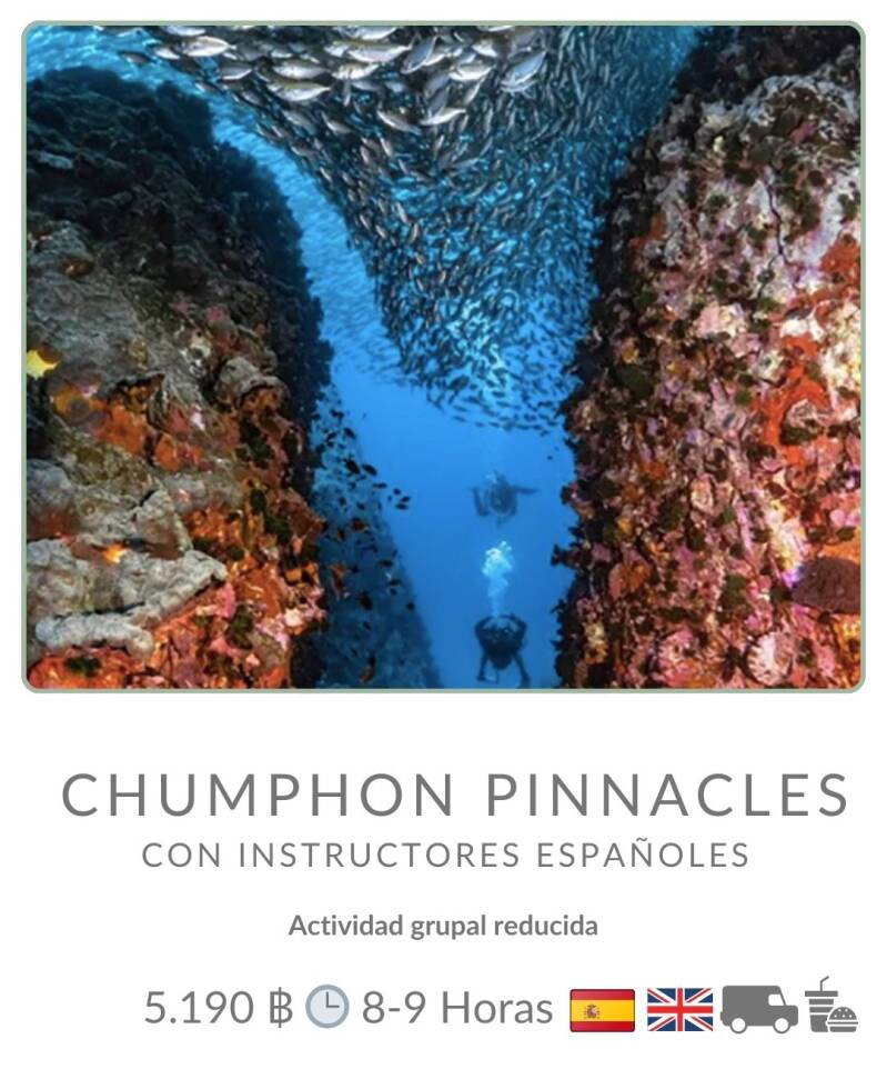 Buceo en Chumphon Pinnacles en Español