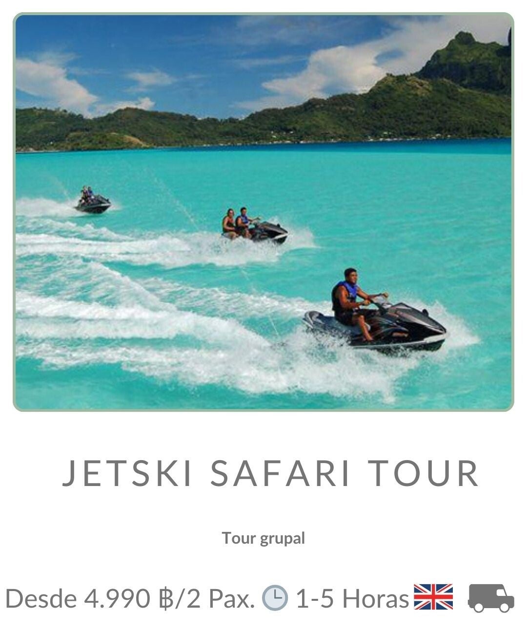 Tour moto de agua en Koh Samui