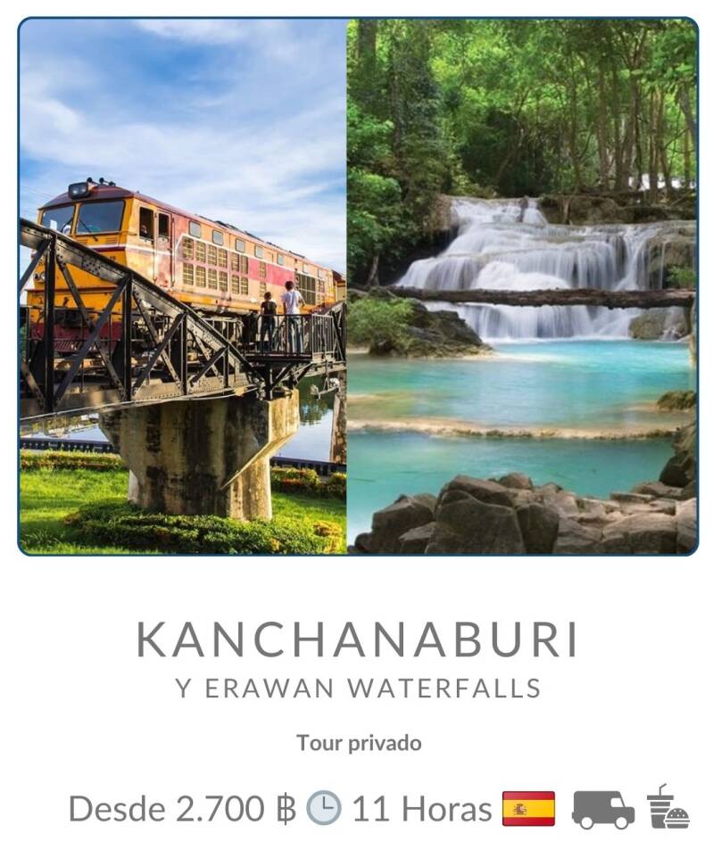 Tour a Kanchanaburi en español desde Bangkok