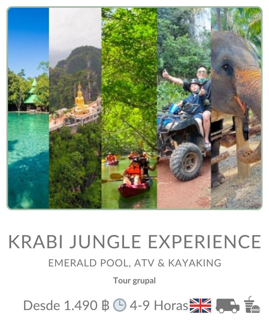 Tour quad y kayak en Krabi