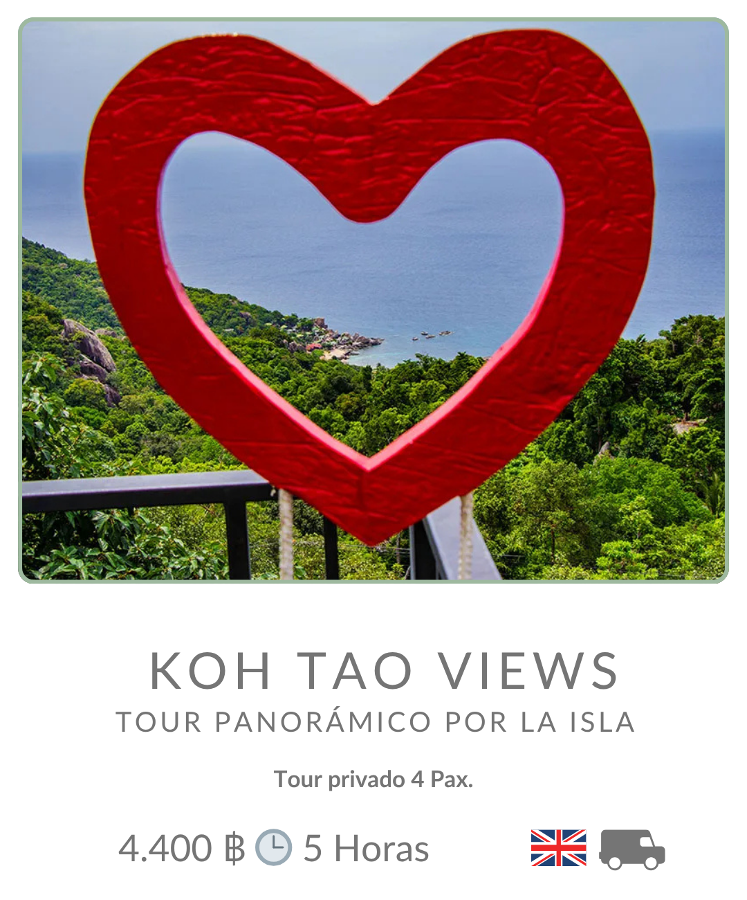 Tour privado en Koh Tao