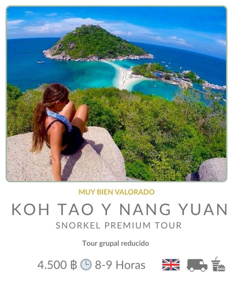 Tour de snorkel a Koh Tao y Nang Yuan