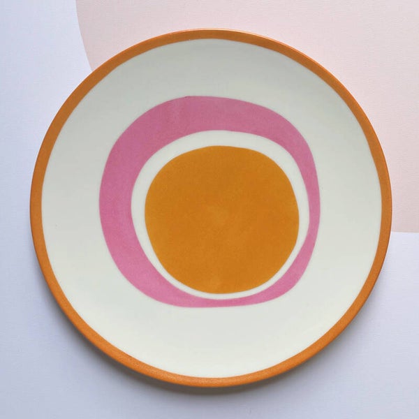 Brun roux rose graphisme B