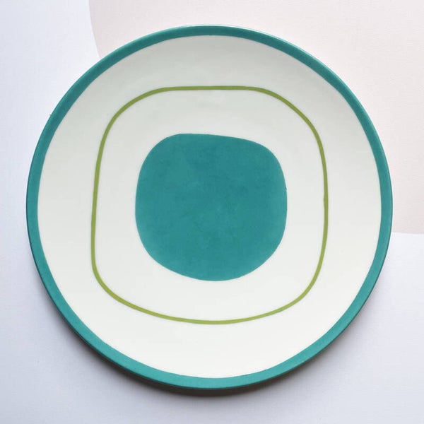 Turquoise Vert anis graphisme C