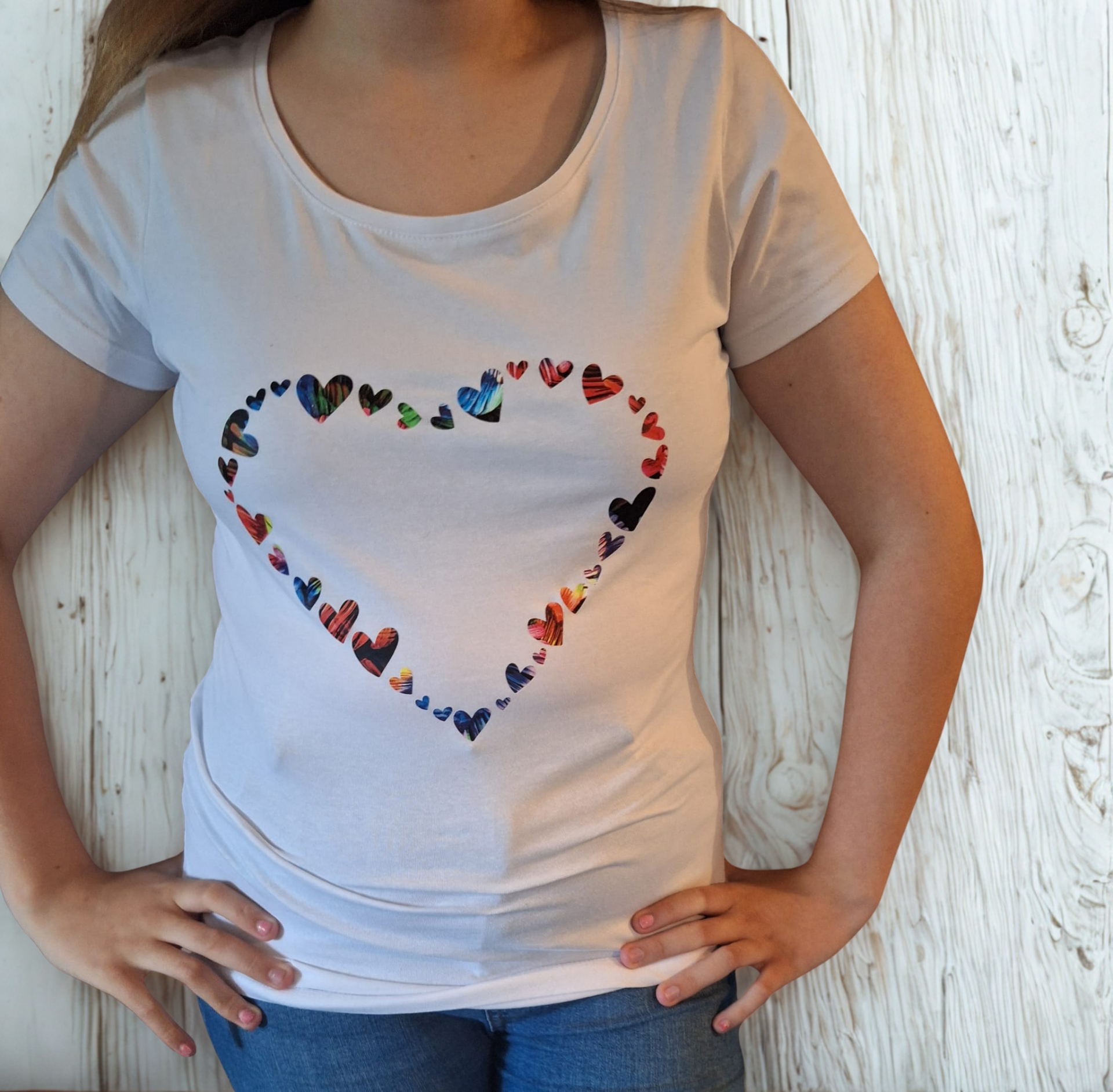 hartjes t-shirt vrouwen
