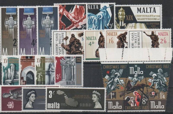 Malta Jahrgang 1967  postfrisch/ **
