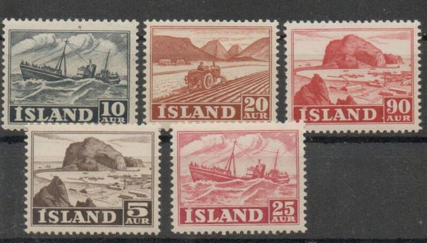 a16- Island Nr. 263-264, 266, 296-297 postfrisch/ **