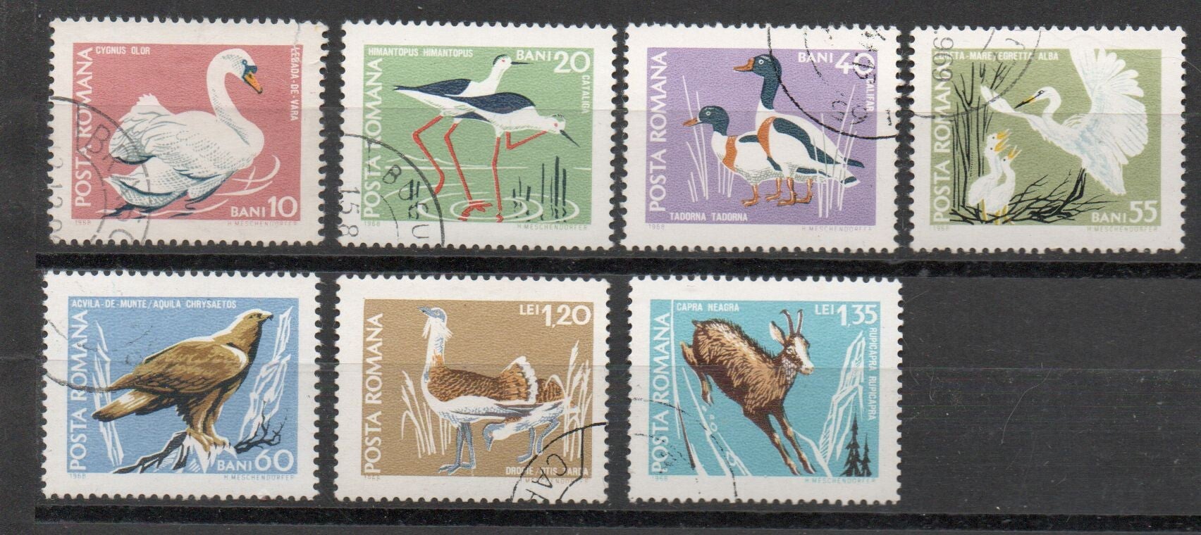 a189- Rumänien Nr. 2724-2730 gestempelt/ o