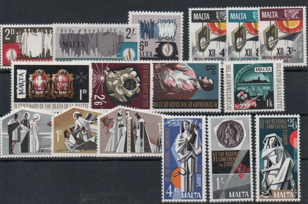 Malta Jahrgang 1968  postfrisch/ **