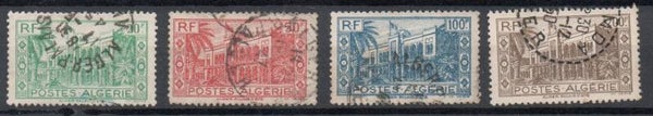 a228a- französisch Algerien Nr. 199-202 gestempelt/ o
