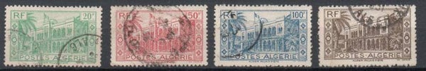 französisch Algerien Nr. 199-202 gestempelt/ o