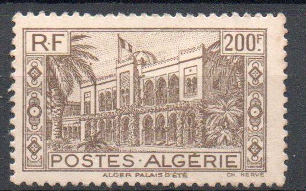 a236b- französisch Algerien Nr. 202 ungebraucht/ *