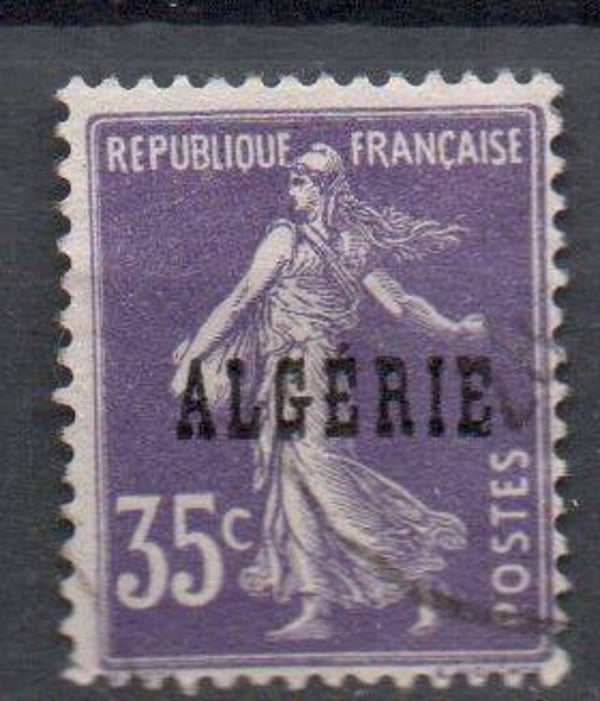 a247b- französisch Algerien Nr. 12 gestempelt/ o