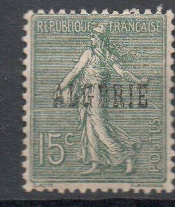 a248a- französisch Algerien Nr. 8 postfrisch/ **