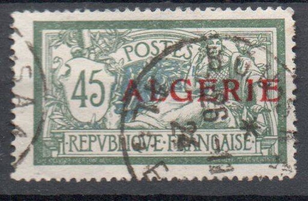 a249b- französisch Algerien Nr. 14 gestempelt/ o