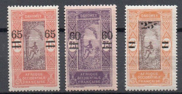 a262- französisch Dahomey Nr. 65-67 postfrisch/ **