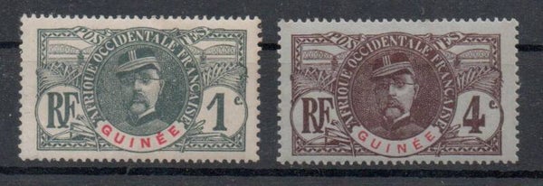 a26b- französisch Guinea Nr. 33 und 35 ungebraucht/ *