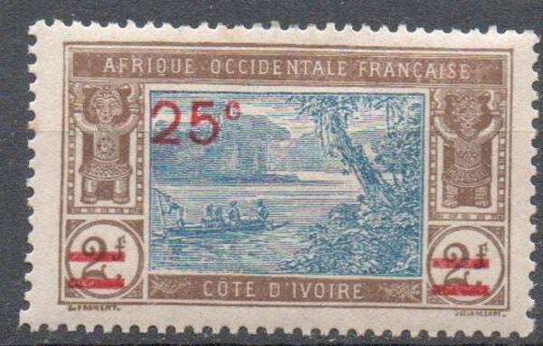 a274a- französisch Elfenbeinküste Nr. 75 ungebraucht/ *