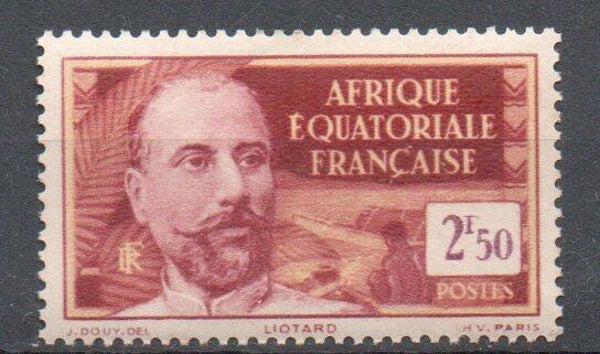 a292- französisch Äquatorialafrika Nr. 62 postfrisch/ **