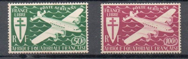 a295- französisch Äquatorialafrika Nr. 192-193 postfrisch/ **